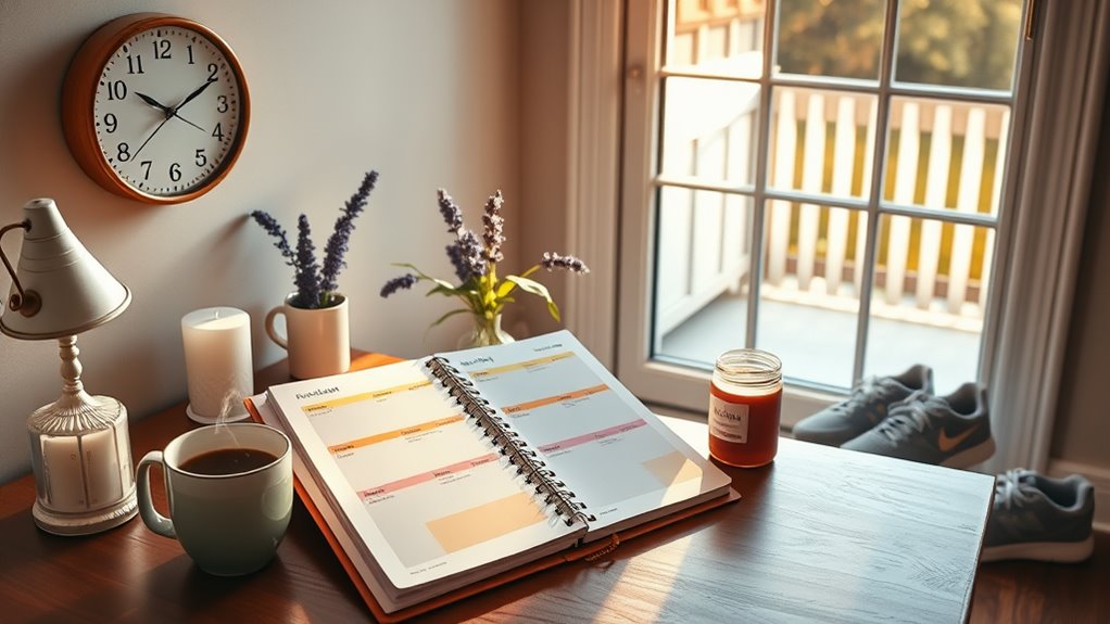 create a daily schedule