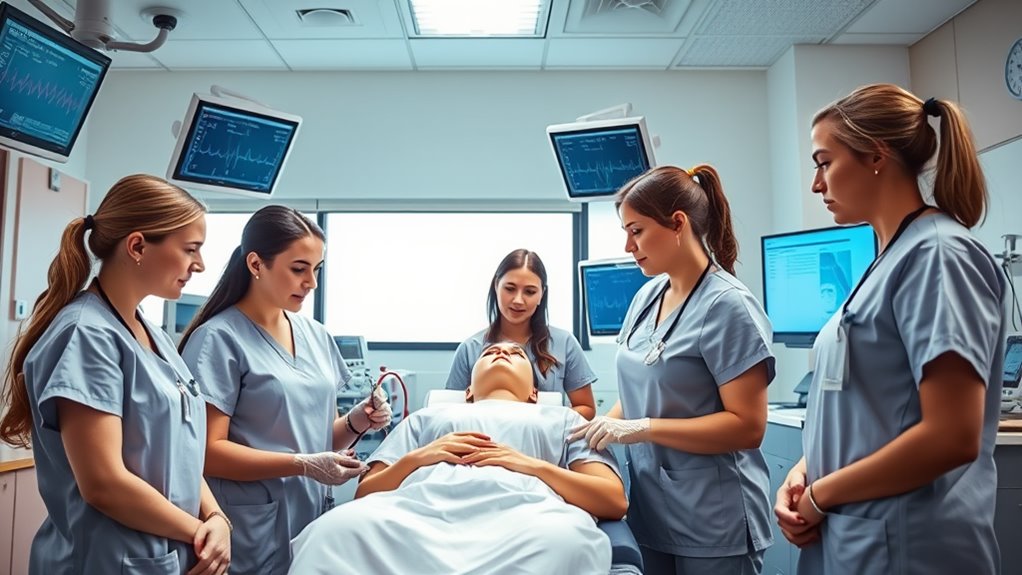 engage in training simulation