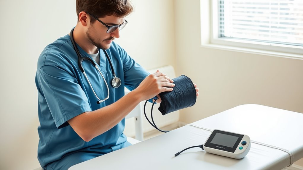 monitoring arterial pressure levels